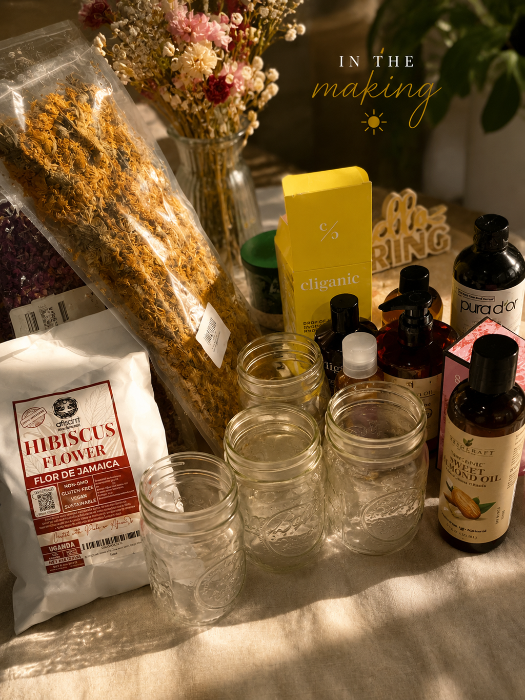 Little suns hair & body oil